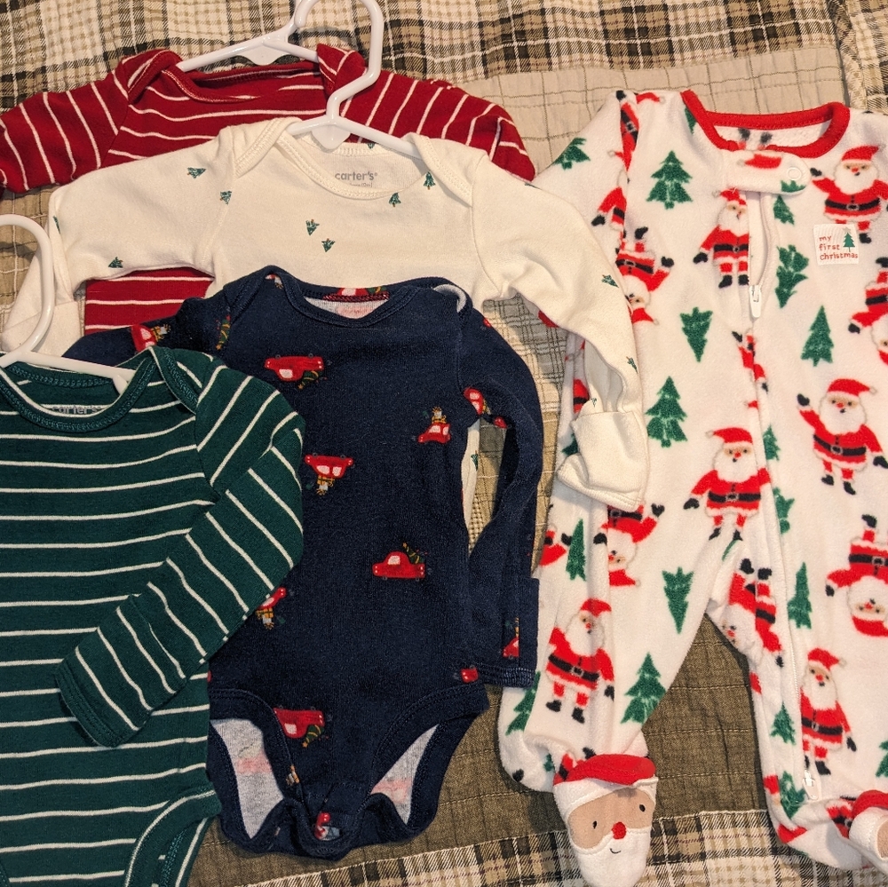 Carter's Christmas Bodysuit Collection